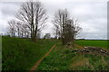 The Viking Way alongside the B6403 (Ermine Street)