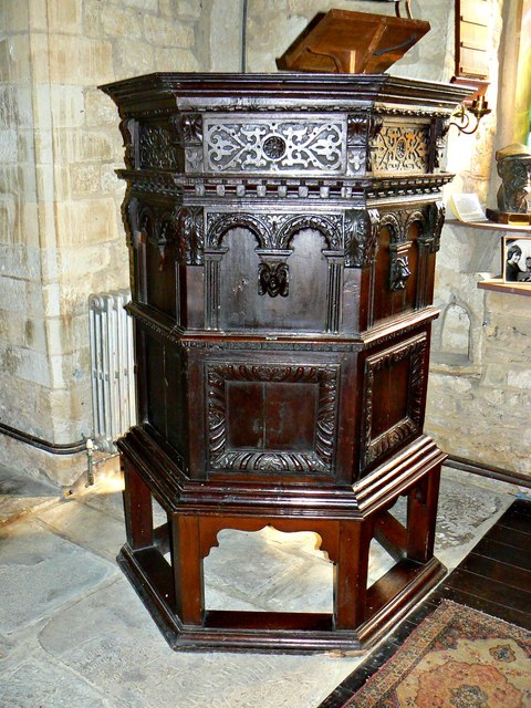 Pulpit, Church of St Mary, Longcot