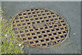 J0053 : "ACE" manhole cover, Portadown (1) by Albert Bridge