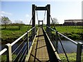 Footbridge Over The River Wyre