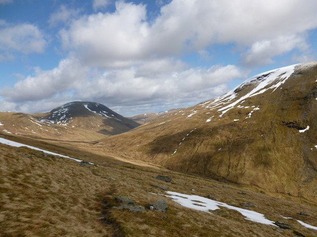Path on the flank of Beinn Achaladair