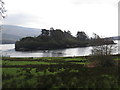 Caladh Harbour and the island of Eilean Dubh