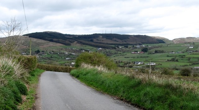 Camlough Mountain from the top of Church Road