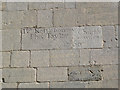 Inscription, Orston church tower