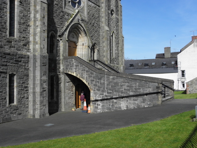 Arched steps, Monaghan Presbyterian Church