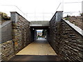 Railway underpass near Energlyn & Churchill Park railway station, Caerphilly