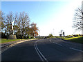 SU9850 : Perimeter Road at the entrance of the University of Surrey by Geographer