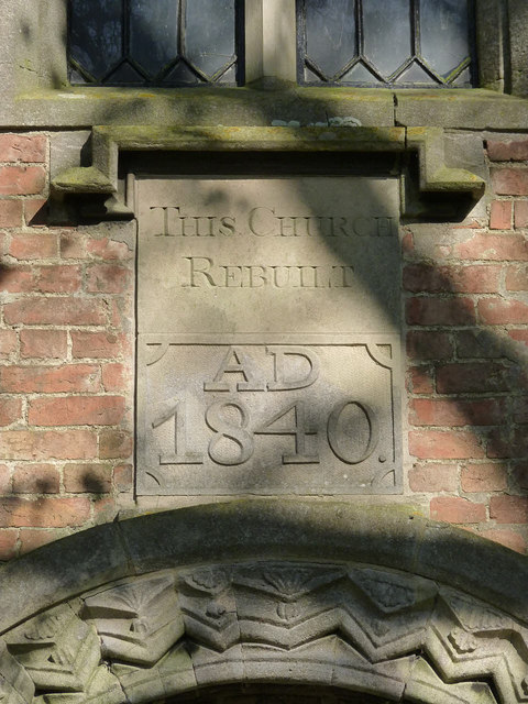 Inscription, St Peter's Church, Flawborough
