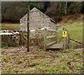 Yellow Poacher Watch Area notice north of  St Brides Netherwent