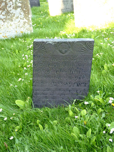Belvoir Angel gravestone, Staunton