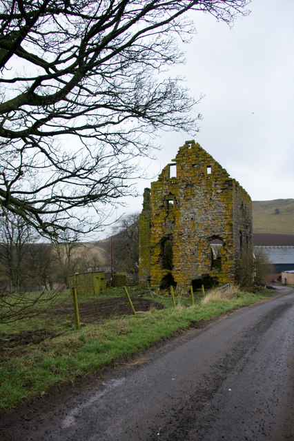 Evelick Castle, near Kilspindie
