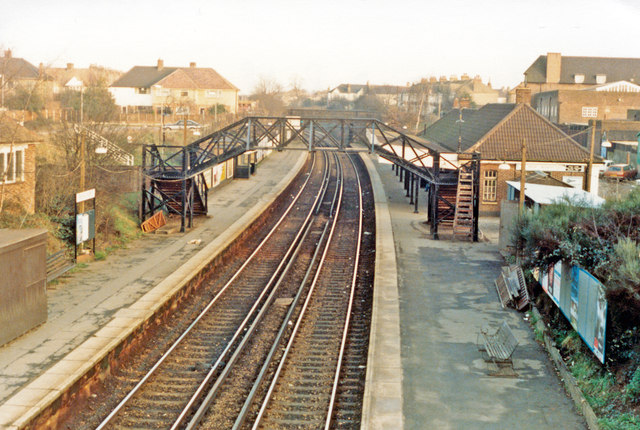 Bexleyheath station, 1982