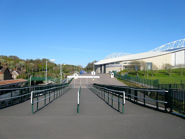 Approach to the American Express Community Stadium