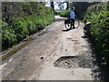 Potholes - the bane of cyclists in country lanes