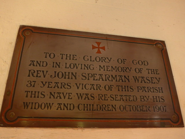 St Mary and St Nicholas, Compton: memorial (F)