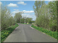 Un-named lane junction south of Blackburr Farm