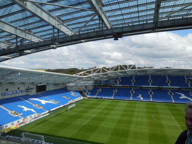 View from the West Stand, Amex Stadium