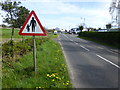 Warning sign, Mulaghmenagh Upper