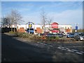 SP0467 : Retail warehouses by Grove Street, Redditch by Robin Stott