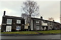 House and flats at the northern end of Glan-yr-afon, Rhymney