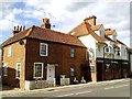 Half Moon Cottages and the Half Moon, Ripley