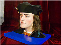 SP0327 : Sudeley Castle: the reconstructed head of Richard III by Mike Searle