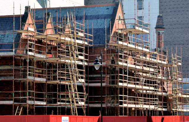 Former library, Queen's University, Belfast (April 2014)