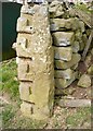 Detail of gatepost at Lawns Farm