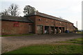 Barn and implement sheds at South Walk Farm