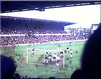 TM1544 : Portman Road Ground from North Stand in 1973 by Clint Mann