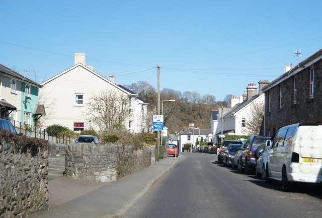Cottages along Plymouth Road