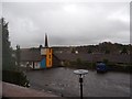 Castlecary House Hotel, view across car park