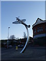 Spitfire at dusk in Darwen