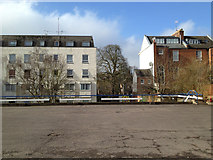 SP3166 : Gap between buildings, Warwick Terrace, Leamington by Robin Stott