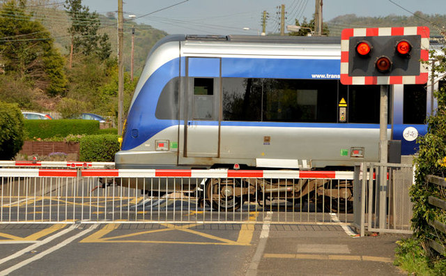 Trooperslane level crossing - April... © Albert Bridge cc-by-sa/2.0 ...