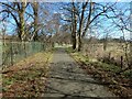 Cycle route at Rosshall