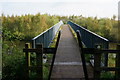 Footbridge over the River Aire near Methley