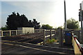 Railway at Lower Ley level crossing