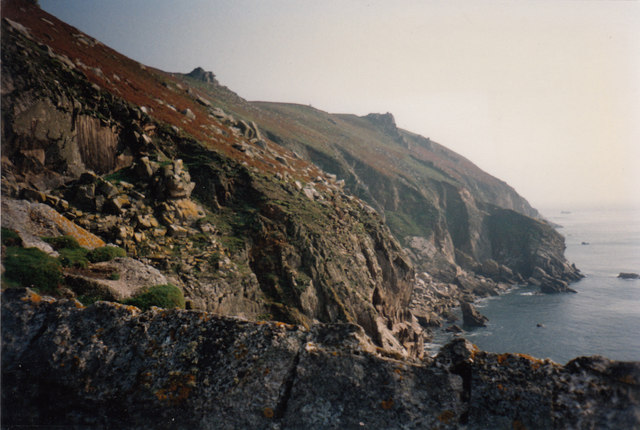 West coast from the Old Battery - Lundy Island