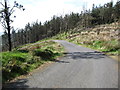 J0524 : Horseshoe bend on the Camlough Forest Road by Eric Jones