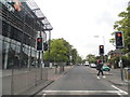 Pedestrian crossing by West Herts College