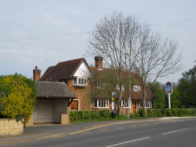 Bus stop on Lincoln Road, Glinton