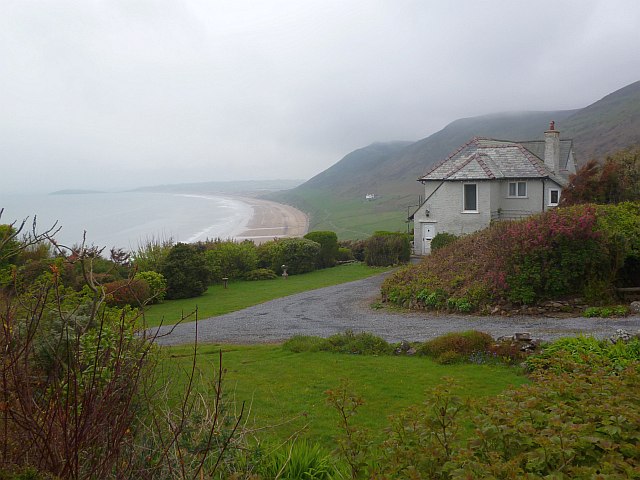 House with a view, Rhossili, Gower