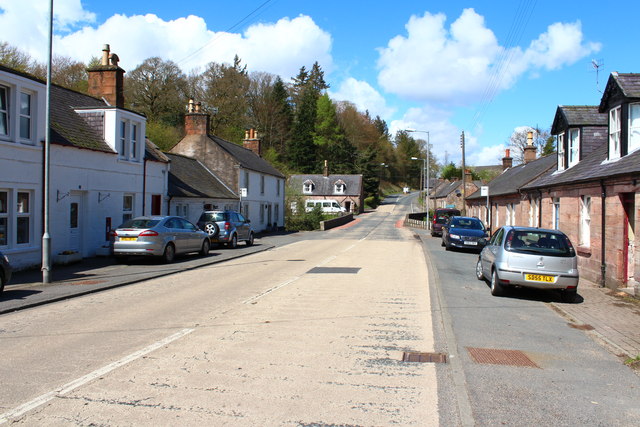 The A76 At Carronbridge © Billy Mccrorie Cc By Sa20 Geograph