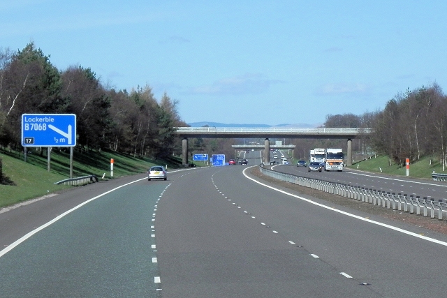 A74(M), Lockerbie © David Dixon :: Geograph Britain and Ireland