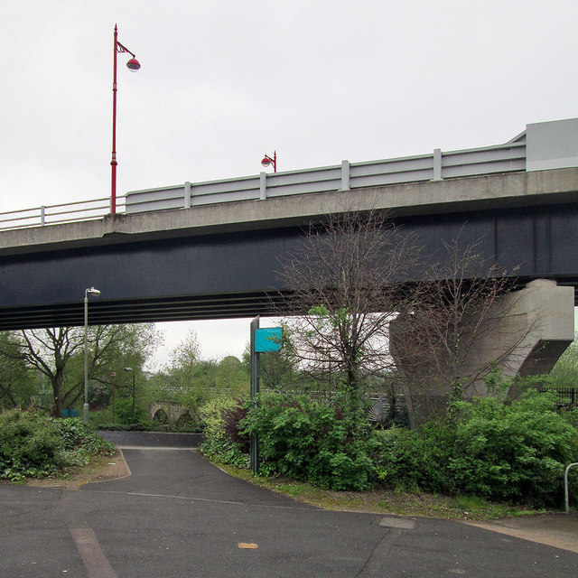 Pride Parkway and the Derwent railway bridge