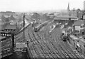 NZ2463 : Newcastle-on-Tyne Station: westward panorama from the Castle, 1960 by Ben Brooksbank