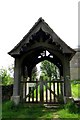 The lych gate to St Nicholas Church