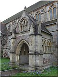 SZ0391 : St Peter, Parkstone: south porch  by Basher Eyre