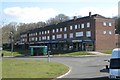 Shops, flats and bus stop, Poplar Road, Batchley, Redditch